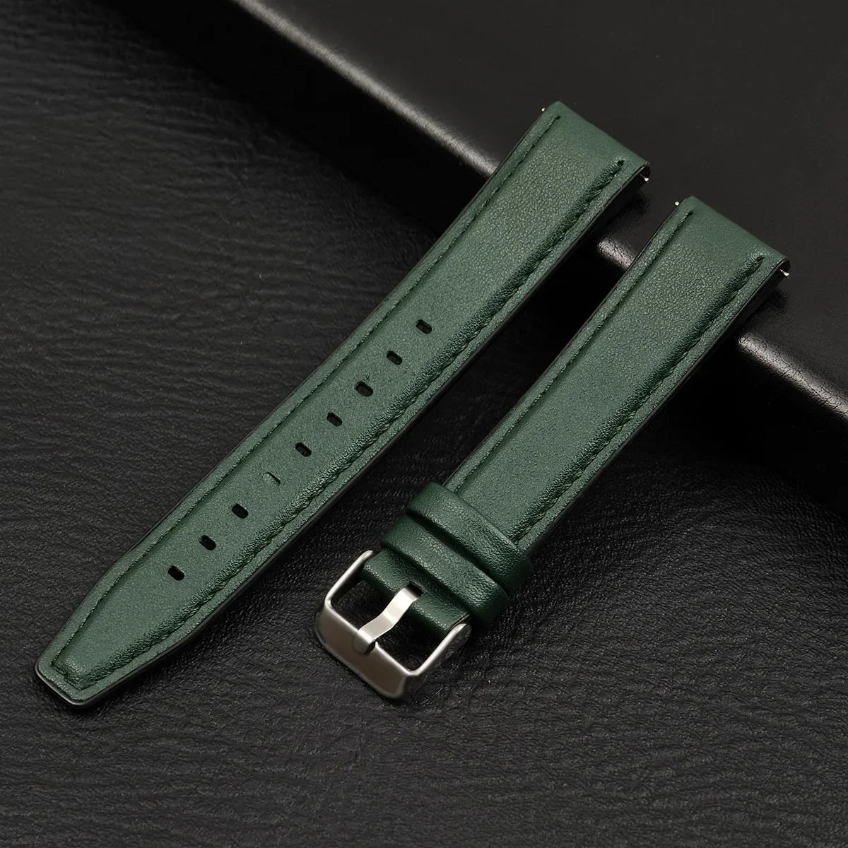 22mm 20mm Leather Strap For HUAWEI WATCH GT 4 46mm 4Pro GT3/2 Pro 42mm Soft Band For Samsung Galaxy Watch 7/6/5/4 40mm Wristband