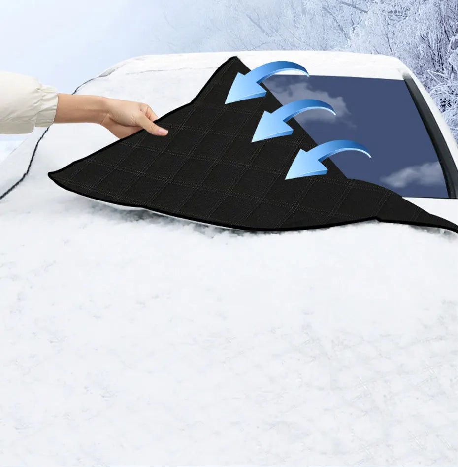 Car Covers Hail Protector Half Cover Protective Exterior Awning Sunshield Anti-hail Outdoor Waterproof Universal Windshield Dust