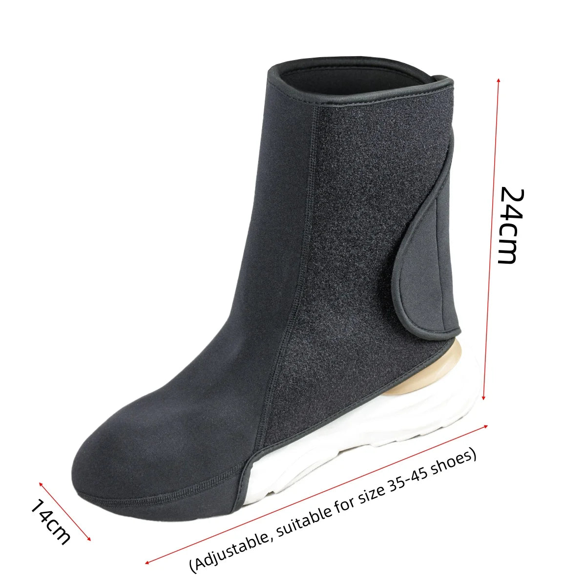 Windproof Ankle Protector for Motorcycle Riding, Outdoor Skiing, Warm Leg Covers Velvet Foot Covers, Cold-proof Equipment Winter