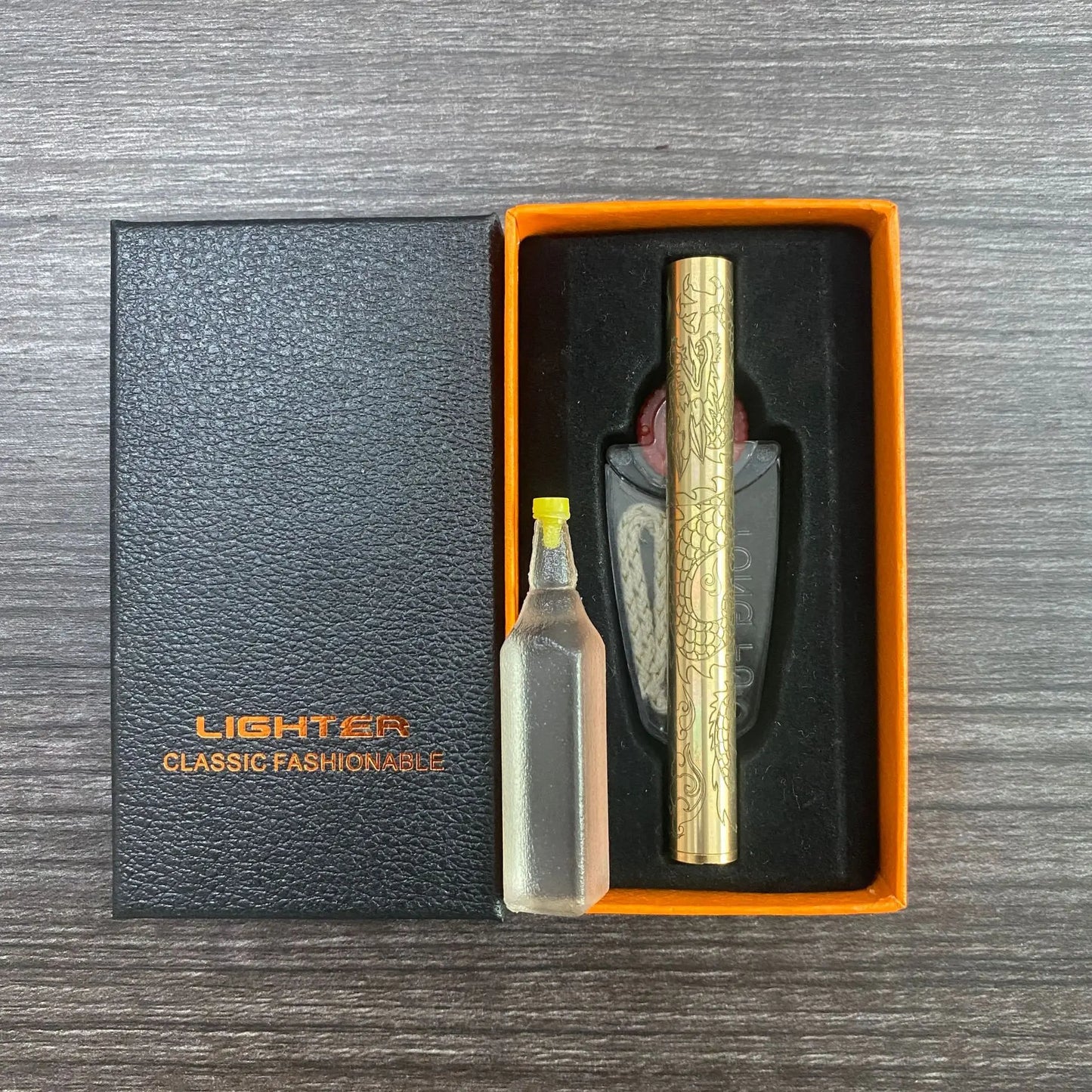 Creative Unusual Kerosene Lighter Copper Nunchaku Funny Retro Grinding Wheel Flint Lighters Foldable Mini Portable Men's Gift