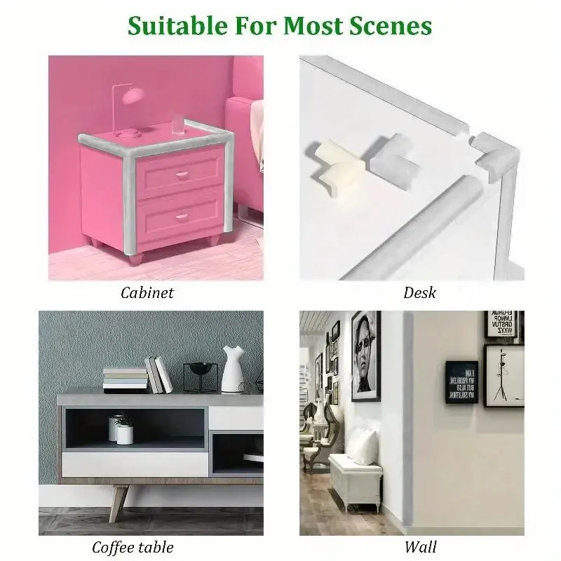 Safety Table Edge Protection Bar Table Angle Protection Collision Buffer Foam Bumper Free Tape Baby Anti-collision Strip