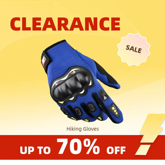Clearance_Motorcycle Gloves Full Finger Male Protective Outdoor Rider Long Finger Sports Breathable Racing Riding Half Finger Gl