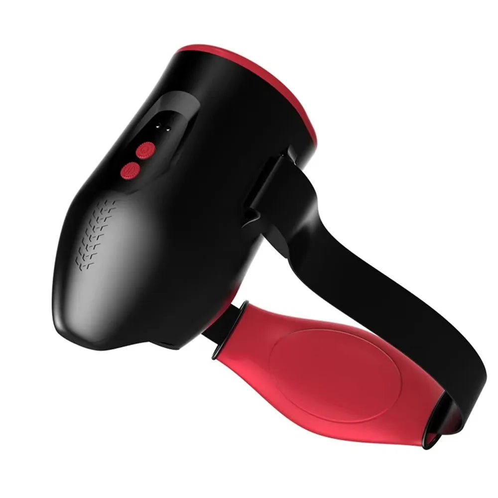 New APP Bluetooth Control Wearable Auto Male Masturbator with 6 Thrusting Vibrating Masturbation Stroker Machine Cup for Men