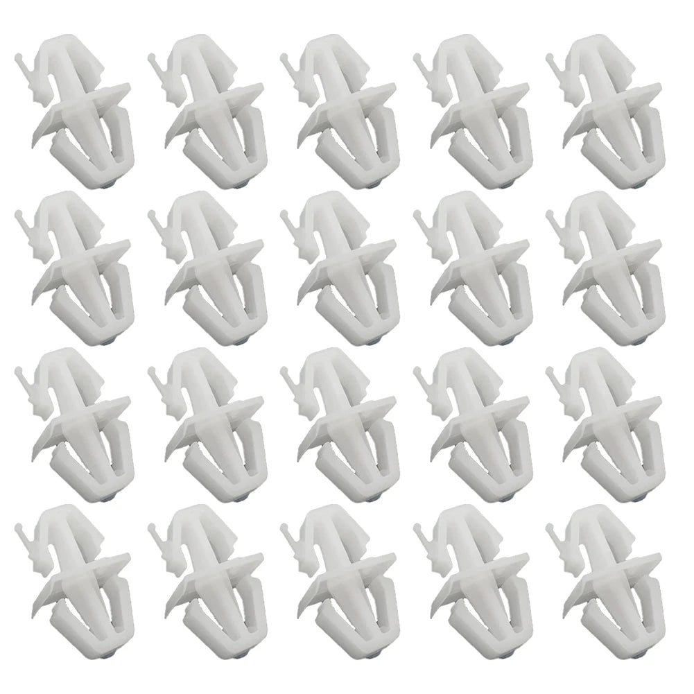 20x For Volvo S40 V40 2000-2004 Sill Trim Clips Fastener Clamp Side Skirt Auto Threshold Plate Molding Plastic Fixed Buckle