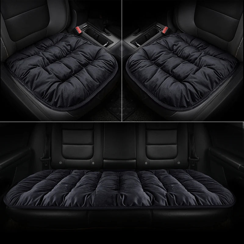 Car Seat Cushion Seat Cover General Front Rear Full Set Down Feather Breathable Protector Mat Pad Auto Accessories for Most Cars