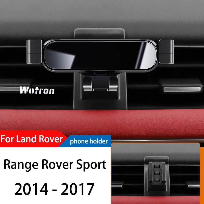 Car Phone Holder For Land Rover Range Rover Sport 2014-2022 GPS Special Gravity Navigation Mobile Bracket 360 Degree Rotating