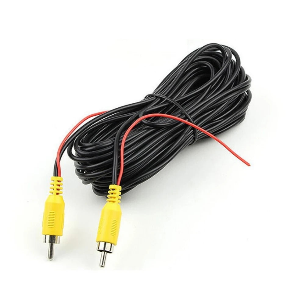 Universal 6M Video Cable For Car Rear View Camera RCA 6 Meters Wire For Connecting Reverse Camera With Car Multimedia Monitor