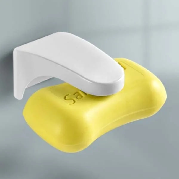 1pc Magnetic Soap Holder Magic Soap Dish Organizer Bathroom Accessories Wall Mounted Sponge Holder Bathroom Kitchen Storage Rack