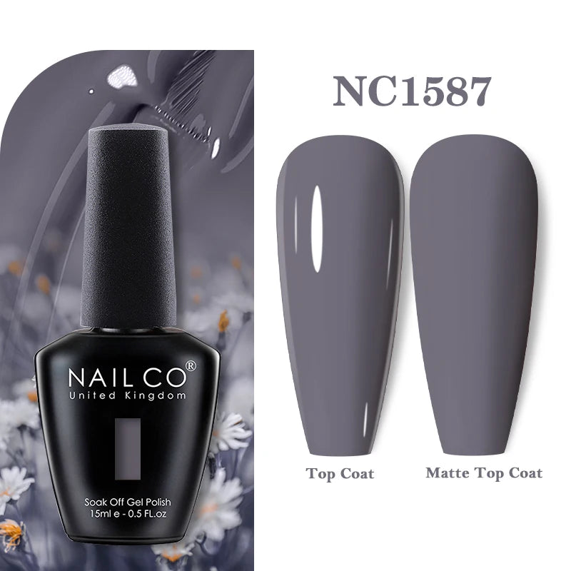 NAILCO Gel Nail Polish 15ml Nail Art Vernis Semi Permanent Soak off UV Gel Polish Gel Manicure Nail Varnish Nail Color Ongles