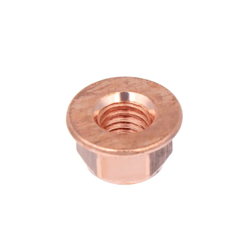 12Pcs M8 Copper Flashed Exhaust Manifold Nut 8mm Nuts High Temperature Nuts