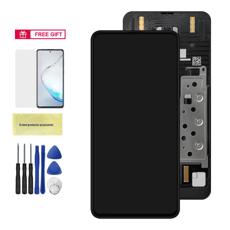 AMOLED For Xiaomi Mi Mix 3 LCD Display Touch Screen Digitizer with Frame 6.39" For Xiaomi Mix3 5G  M1810E5A Screen Replacement