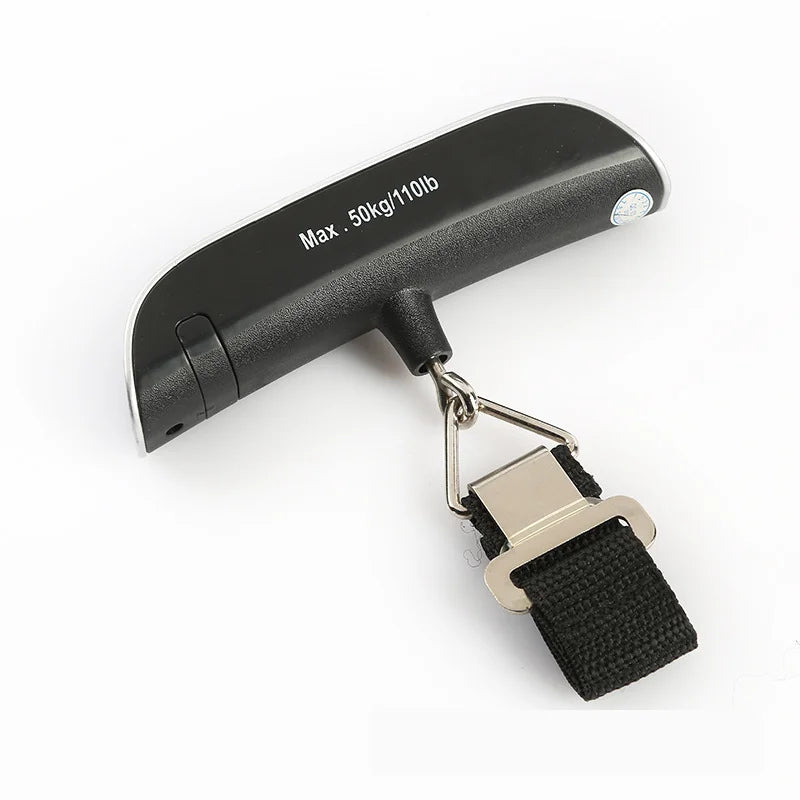 110lb/50kg Portable Scale Digital LCD Display Electronic Scale Weight Suitcase Travel Weighs Baggage Bag Weight Balance Tool