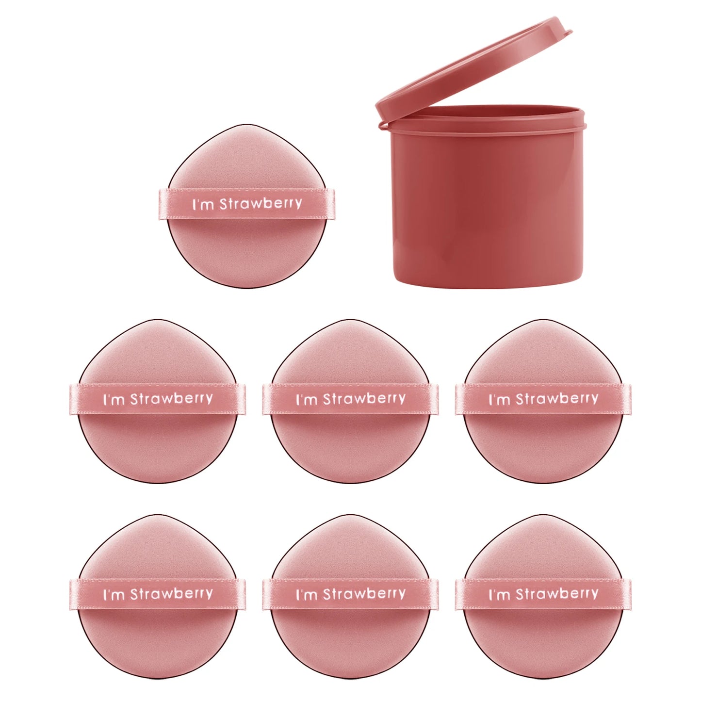 powder puff, 7pcs/box super-soft cushion  wet make-up sponge foundation powder powder BB cream special make-up tool