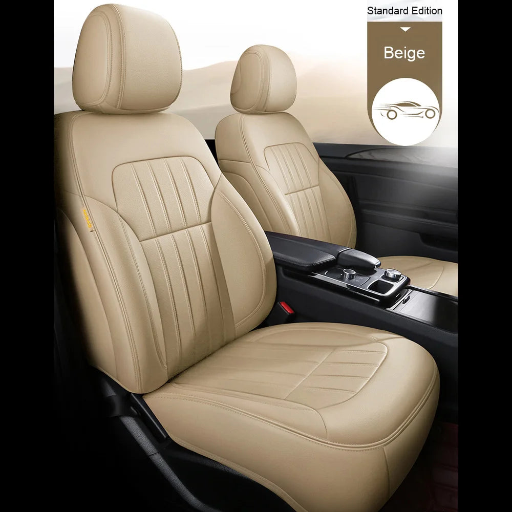 For Land Rover Range Rover Velar 2017 2018 2019 2020 Faux Leather Custom Car Seat Covers Full Set Interior Protector Accessories