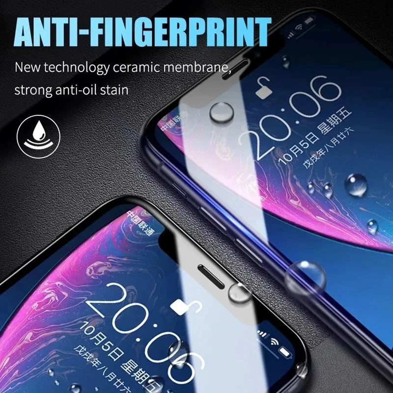 5PCS HD Soft Ceramic Film For IPhone 15 Pro Max 16ProMax Full Cover Protective Film For iPhone 13 11 Screen Protector Not Glass