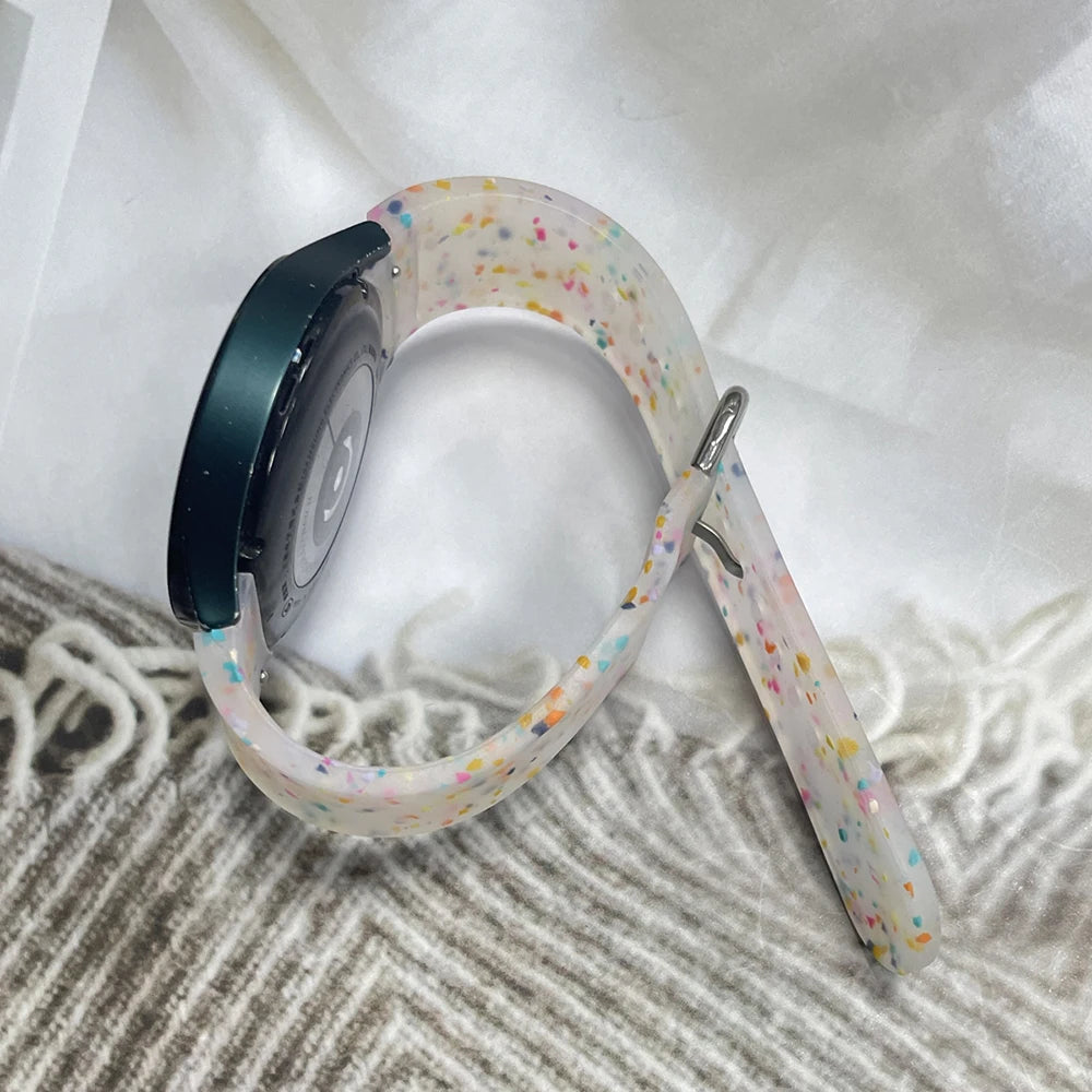 Silicone Strap For Samsung Galaxy Watch 6/6 Classic Eco-friendly Watchband for Galaxy Watch 4 5 6 7 FE