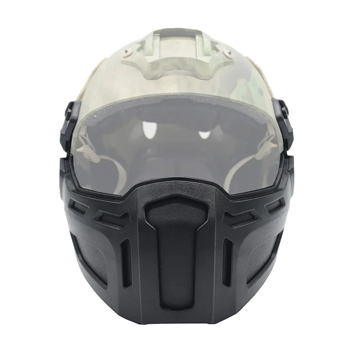 Tactical FAST Helmet Half Face Mask Adjustable Helmet Flip Goggles Hunting Airsoft CS Game Paintball Helmet Accessories Gear