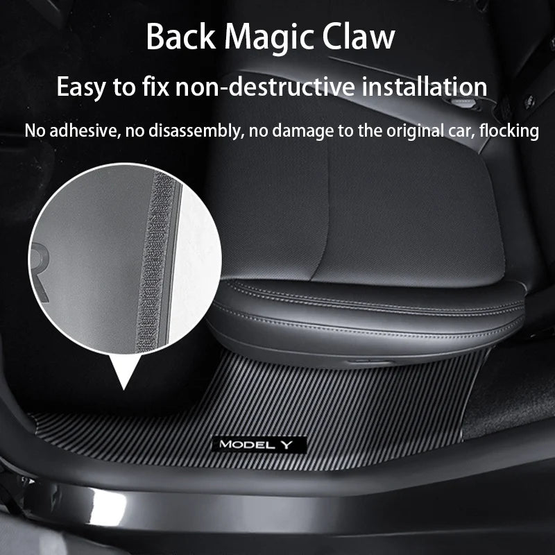 For New Tesla Model Y Juniper 2025+Front And Rear Door ABS Anti Scratch And Dirt Resistant Threshold Strips Interior Accessories