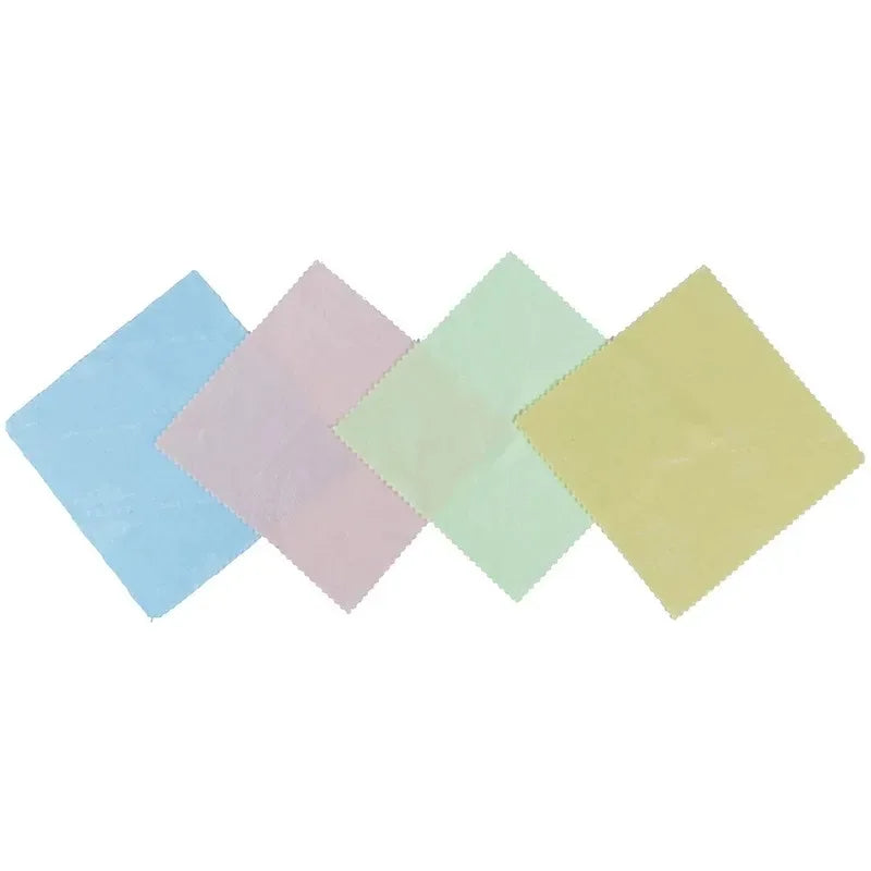 Colored Cloth 5/10/20/100pcs/lot 13*13cm Microfiber Square Cleaning Wipe Cloth Sun Glasses Clean Lens Cloth Eyewear Accessories