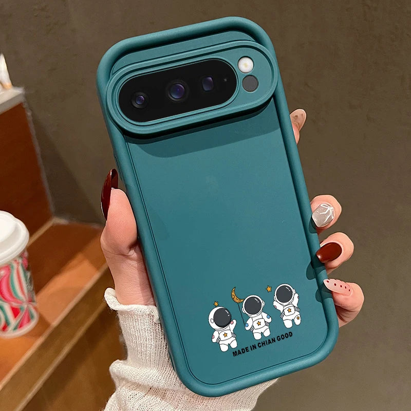 Cartoon Print Case For Google Pixel 10 8 Pro 9A 8A 10 9 Pro XL 7A Shockproof Soft Silicone Phone Protector Cover For Pixel 7 Pro