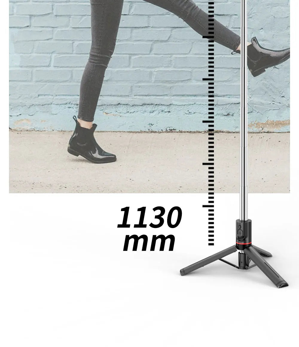 L13 Extended Version Wireless Bluetooth Selfie Stick Foldable Tripod with Remote Shutter for Android IOS 2022 Latest Hot