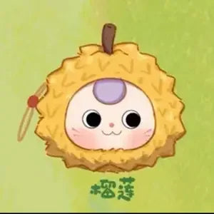 Baby Three Cute Fruit Plush Series Mystery Box Toy Doll Baby Three Guess Bag Stuffed Doll Blind Box Girls Cute Birthday Gifts