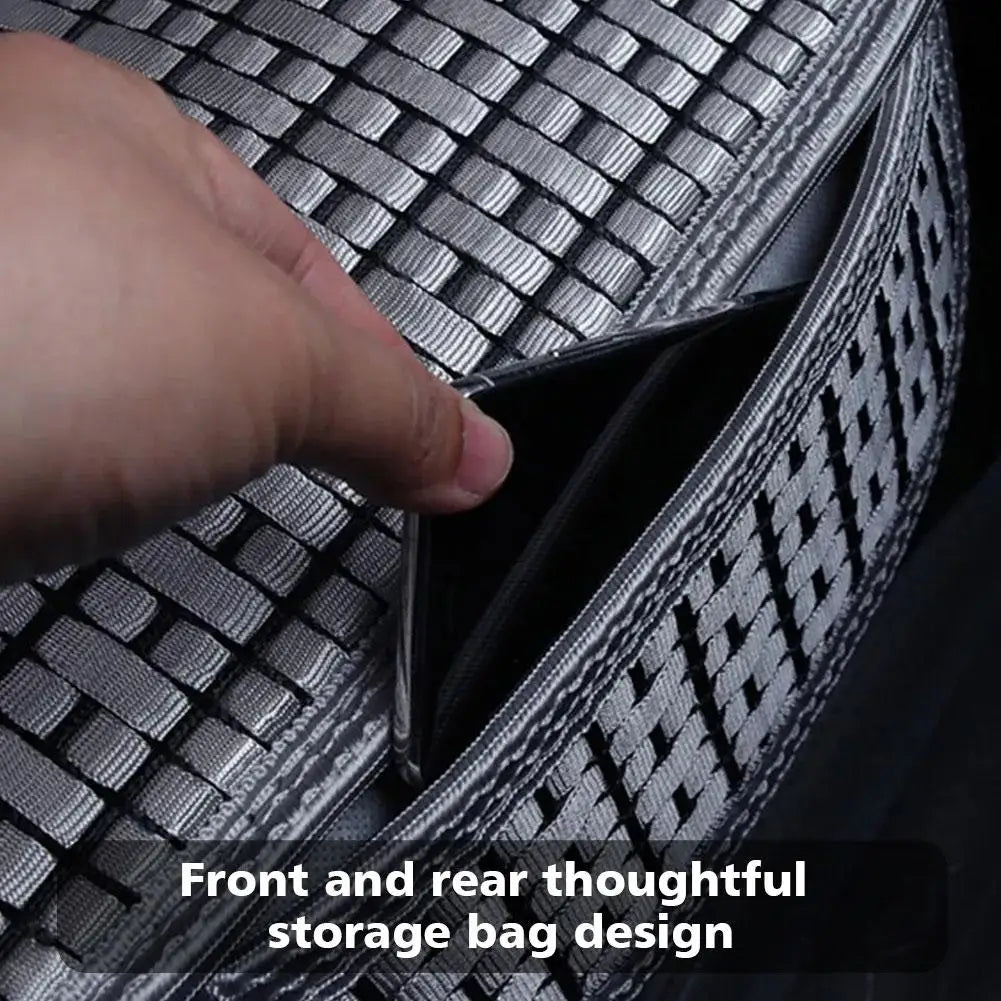 Car Cushion Summer Cool Cushion Ice Silk Seat Cover Car Cushion Seasonal Universal Cool Cushion