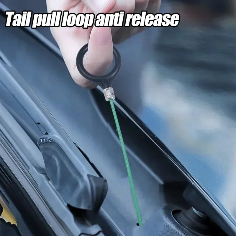 Car Sunroof & Windshield Drain Cleaning Tool - Flexible Pvc Brush For Easy Dredging