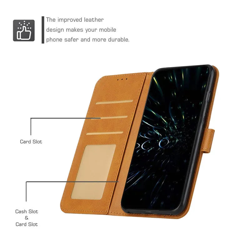 Leather Flip Spark40 Case on For Tecno Spark 40 40c Pro Plus 4G Camon 40 Pro Coque Magnetic Cases Stand Wallet Phone Cover