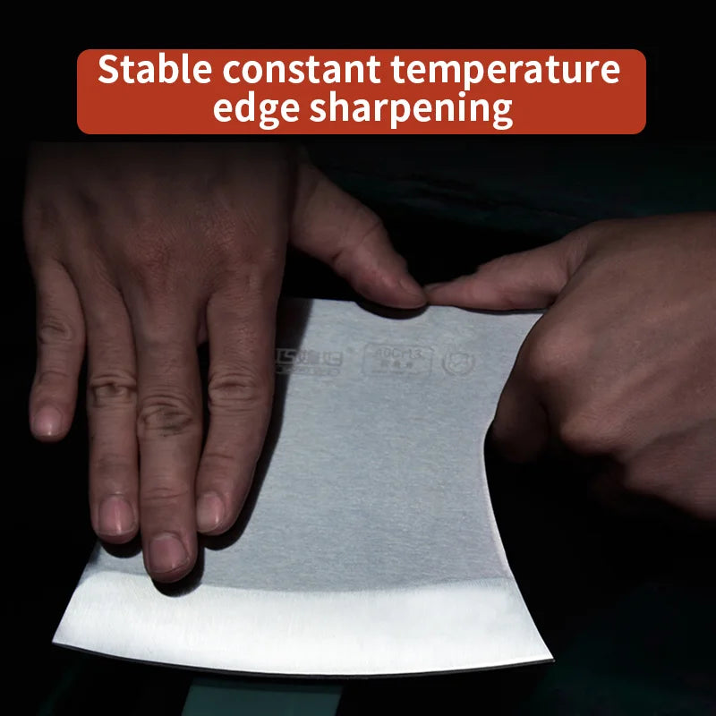 Manganese Steel Butcher Axe | Heavy-Duty Bone Chopper for Home & Commercial Use | Full Tang Forged with Anti-Slip Handle & Hangi