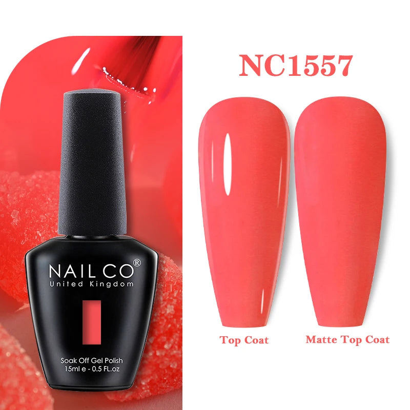 NAILCO Gel Nail Polish 15ml Nail Art Vernis Semi Permanent Soak off UV Gel Polish Gel Manicure Nail Varnish Nail Color Ongles