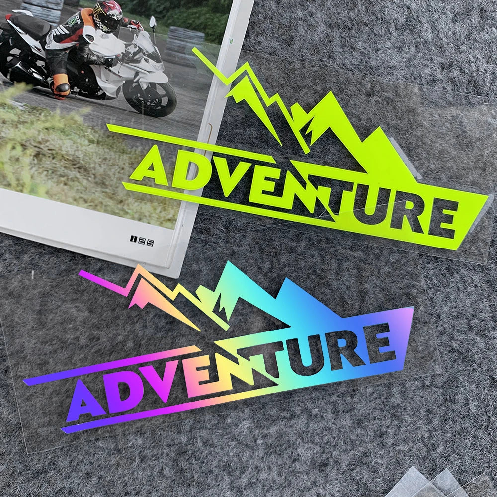Motorcycle Top Box Reflective Adventure Stickers for Honda Africa Twin BMW GS 1200 1250