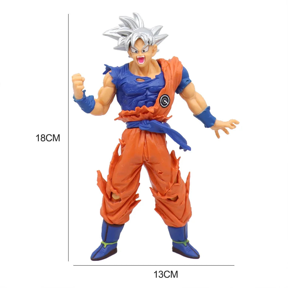 Dragon Ball Z Super Saiyan Anime Figurine Model GK Rose Goku Action Figure DBZ Gohan Figures Vegeta Statue Collection Toy Figma