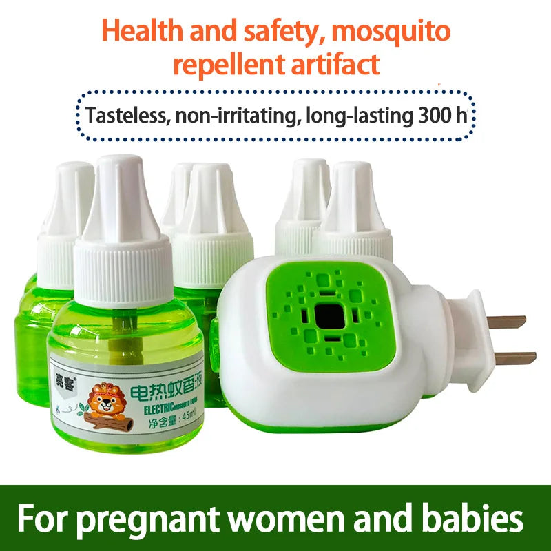 1~10PCS 45ml Electric Mosquito Liquid Portable Insect Repellent Heater Mosquito Killer Safe Non-toxic Tasteless Mosquitoes Coil