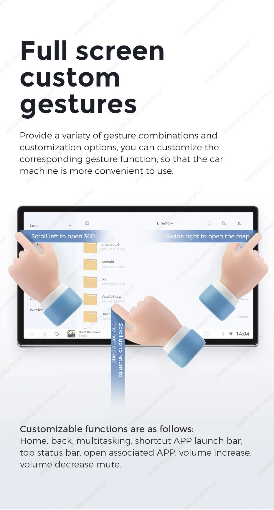 DUDUAUTO 9.5/10.36inch DUDU7 Android 13 Universal Carplay Multimedia Car Radio WIFI DSP TDA7708 12+512G Android-Auto Carplay