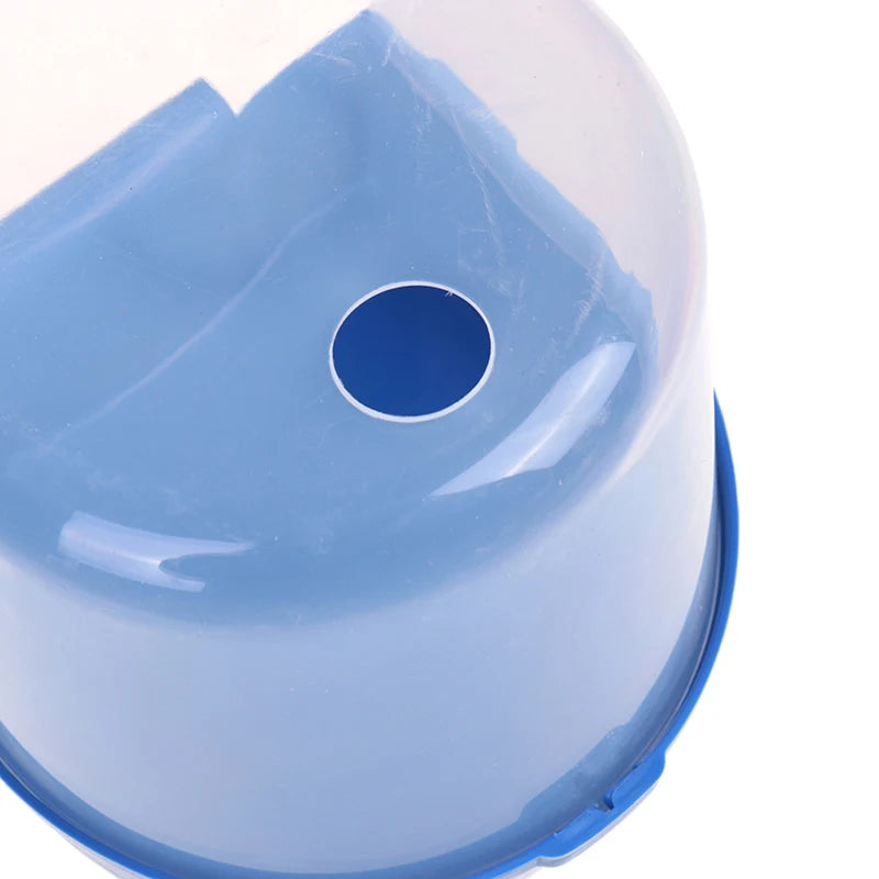 Plastic Bird Water Bath Box Bathtub Parrot For Parakeet Hanging Bowl