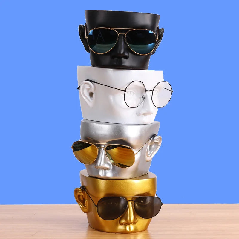 Face Design Glasses Sunglasses Display Stand Rack Bracket Jewelry Racks Crafts Holders Ornaments