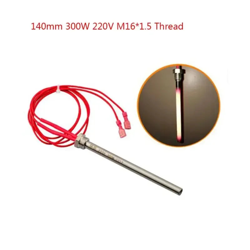 350W 220V Ignition Igniter Hot Rod Wood Pellet Stove 10*140/150/170mm M16*1.5