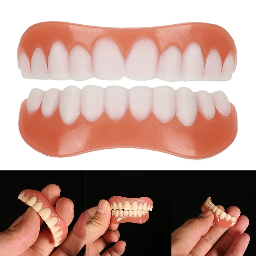 New Denture Silicone Kit Denture Silicone Liners Soft Denture Kit Soft Denture Kit Teeth Upper And Lower Set Easy Use Braces