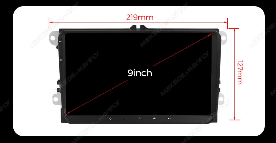 7/8/9" Android13 BT GPS Car Multimedia Radio for Volkswagen VW Golf 5 6 Polo Passat B6 B7 CC Skoda Jetta Tiguan Touran GOLF POLO