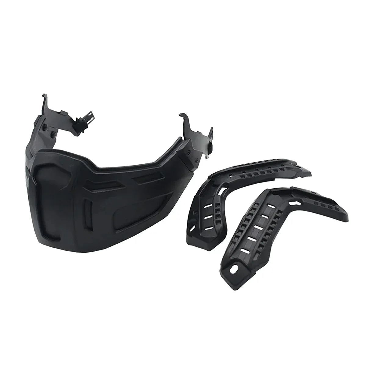 Tactical FAST Helmet Flip Goggles With Half Face Mask Hunting CS Games Airsoft Paintball Mask Helmet Accessories Protect Gear