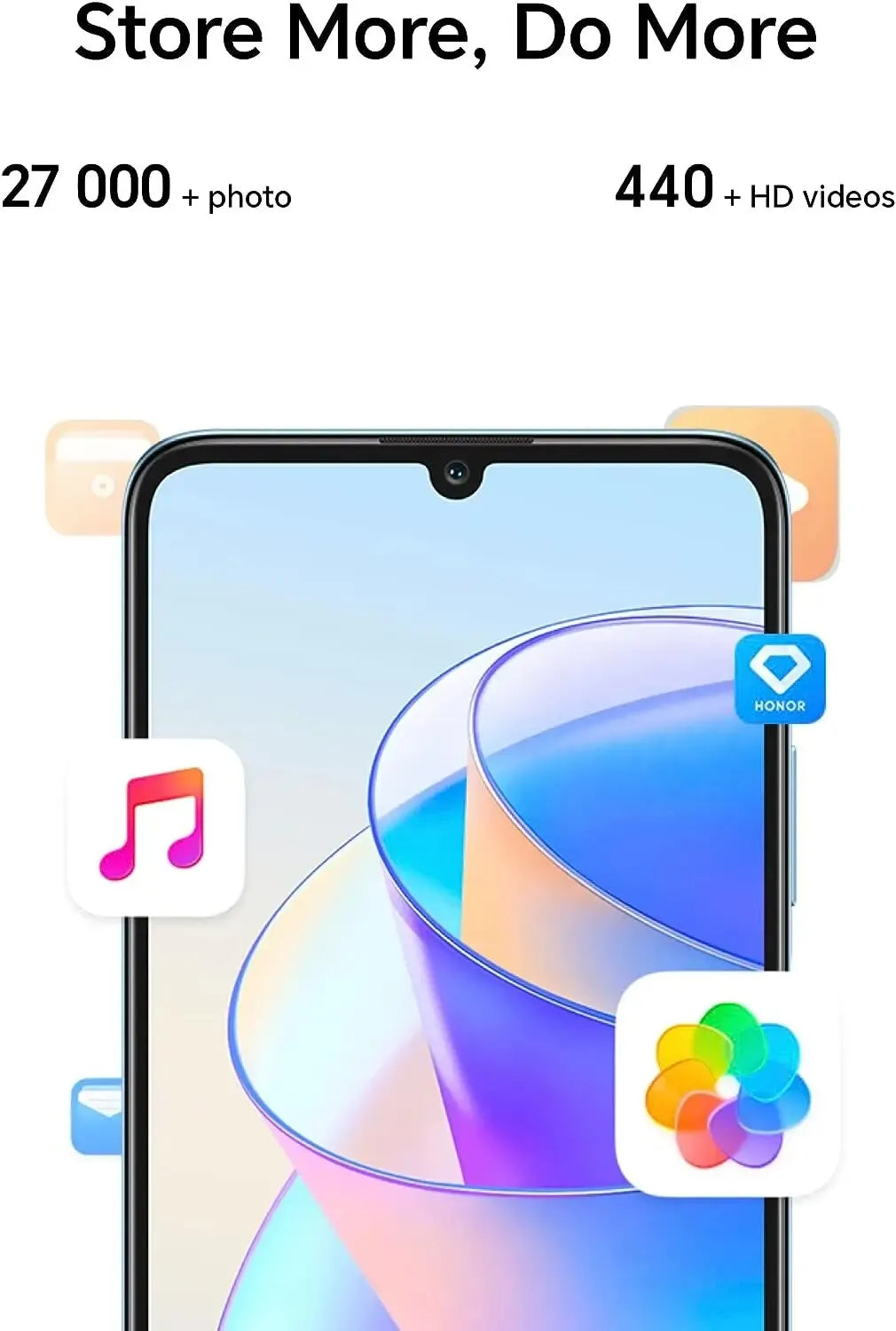 Global Version HONOR X7a Smartphone 6GB RAM 128GB 6.74'' 90Hz TFT LCD Display 50MP Quad Camera with 6000mAh Battery Android 12