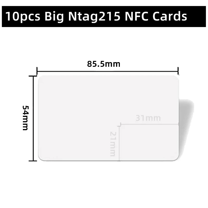 10/50pcs NFC Card Ntag215 Cards 215 504Bytes 13.56mHz for huawei share ios13 personal automation shortcuts