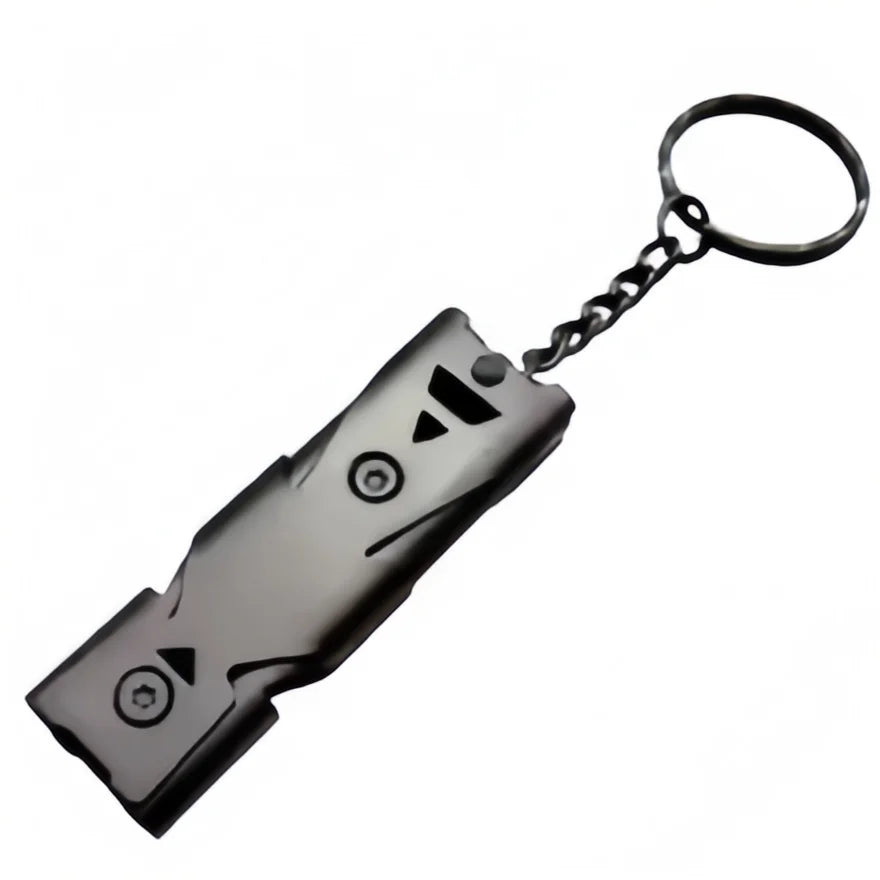Survival Whistle Keychain–High Decibel,Emergency Whistle for Outdoor,Camping&Hiking–Double Tube Design,Loud Safety AlarmPortable