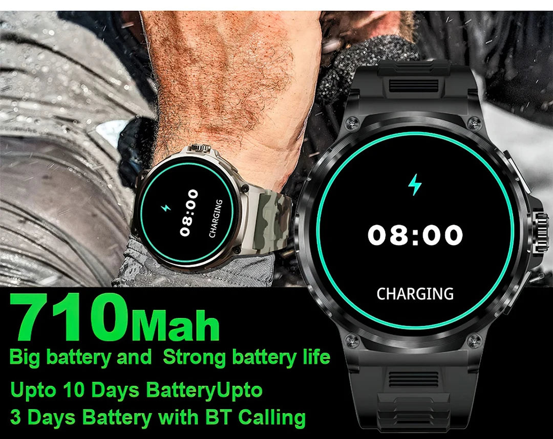COLMI V69 1.85 Inch HD Bluetooth Call Smart Watch Men Sports Fitness Tracker Heart Monitor 710mAh Smartwatch For XIAOMI Android