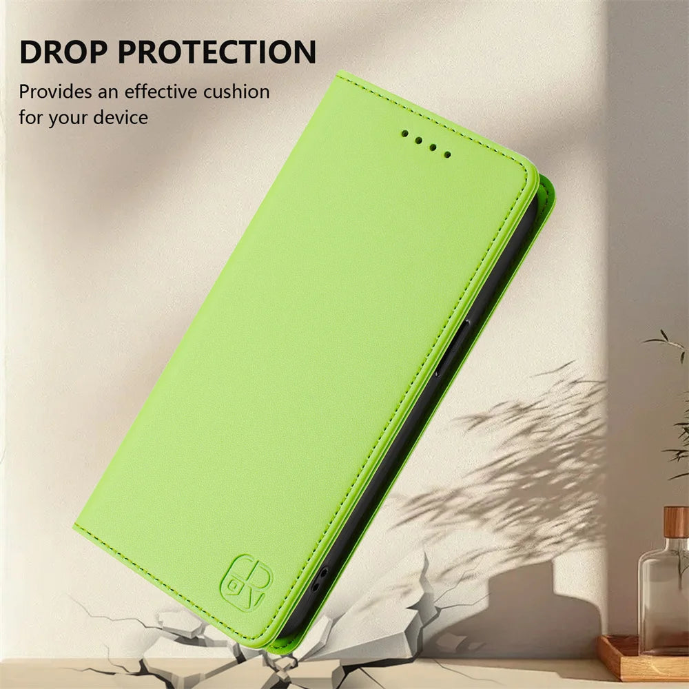 Magnetic Flip Leather Wallet Case For Samsung M62 M56 M55 M54 M53 M52 M36 M35 M34 M33 M32 M23 M15 M13 M12 M10 M05