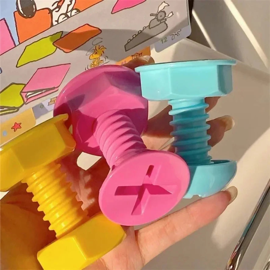 Colorful Cartoon Hooks A Set of 3 Adhesive Hole-free for Bag Storage Wall Hooks, Cute and Practical Home Accessories