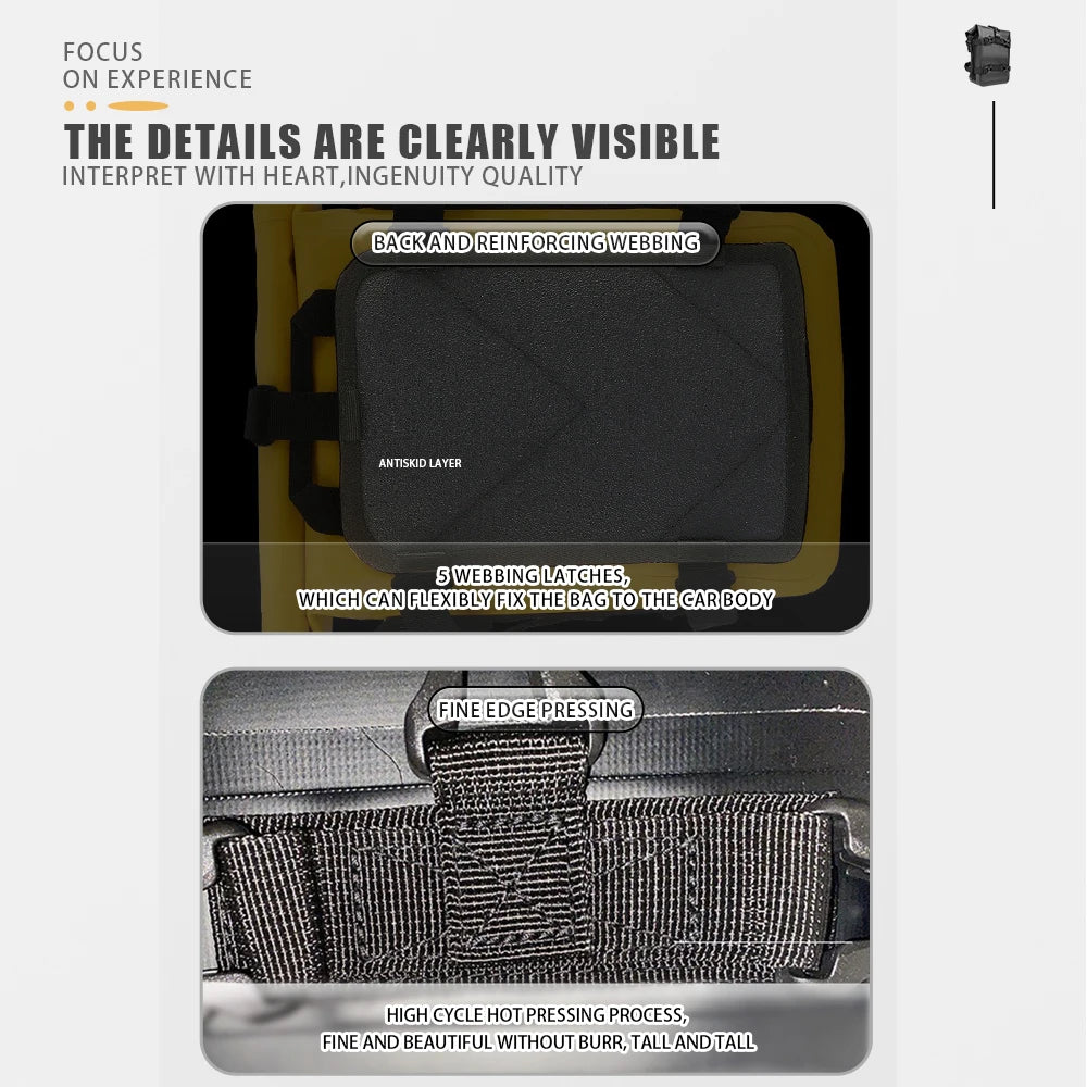 For BMW R1200GS R1250GS ADV For HONDA NC750X CB500X Motorcycle Frame Crash Bars Waterproof Bag Bumper Repair Tool Placement Bag