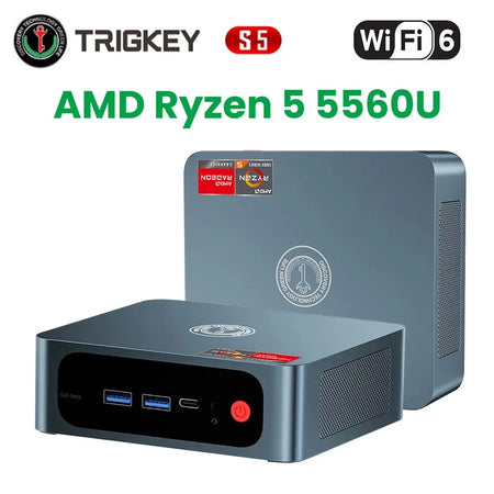 値下げ可 TRIGKEY ミニPC AMD Ryzen 5 5560U アマゾンのミニPCを買ってみた（TRIGKEY S5、Ryzen5 5560U