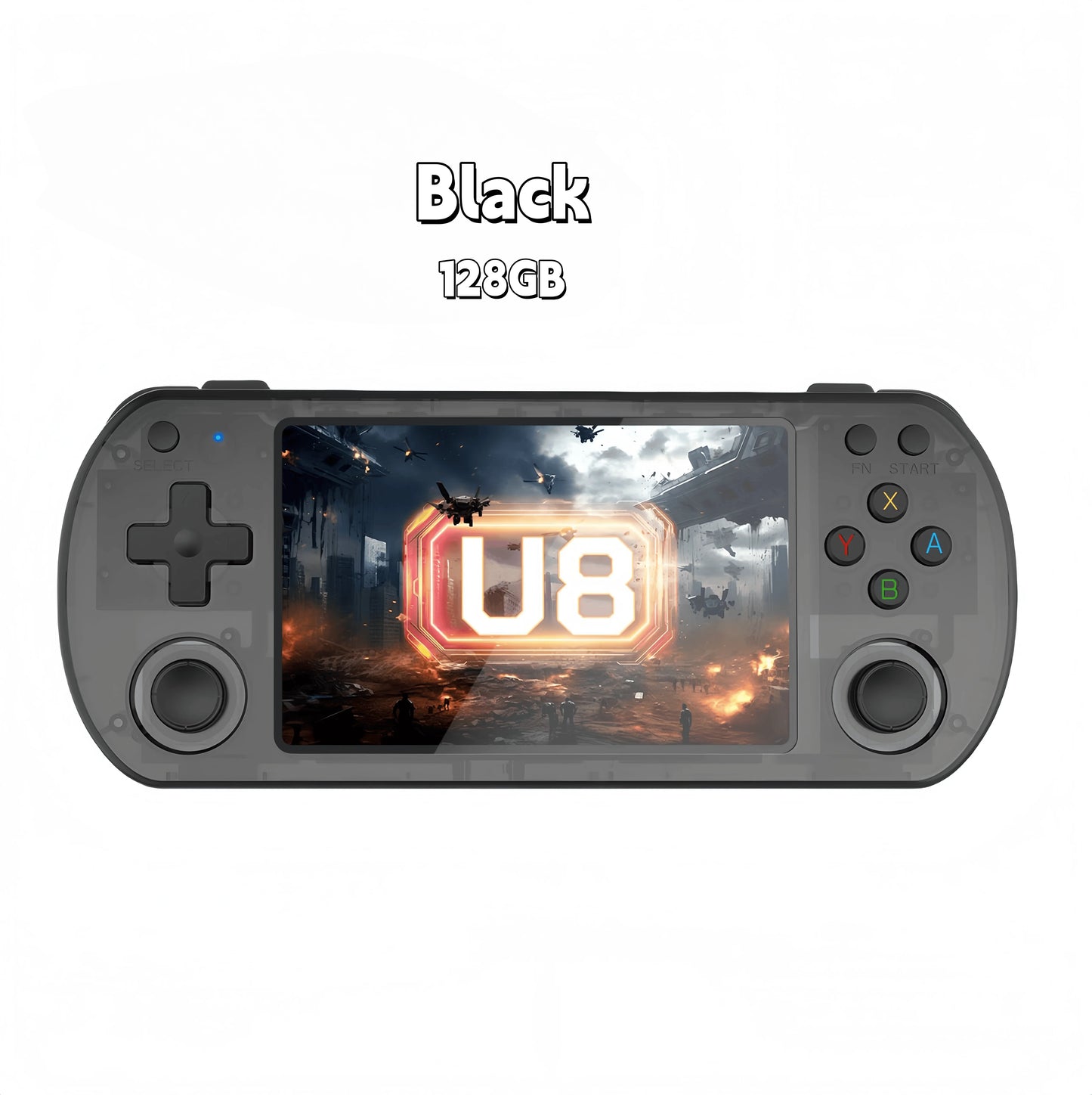 Open Source U8 Retro Handheld Video Game Console Linux System 4.0 Inch IPS Screen Portable Pocket Video Player 128GB Games
